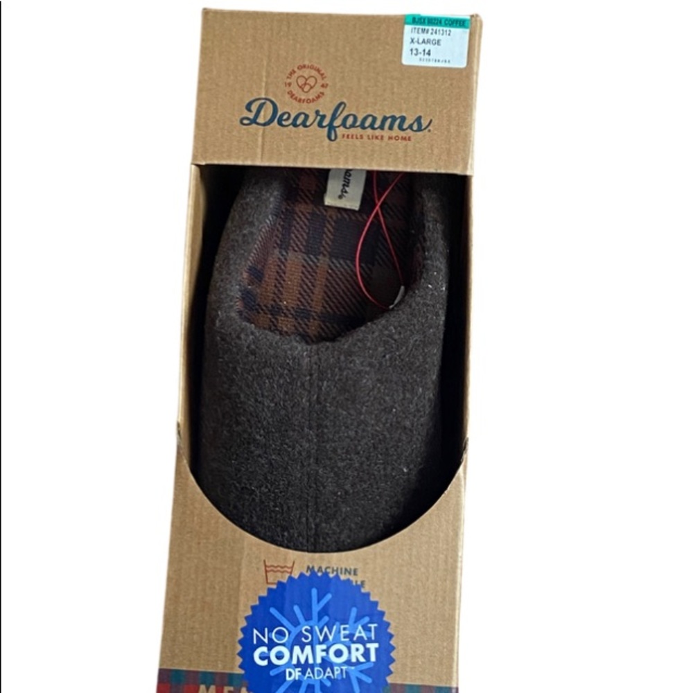 Dearfoams Men’s Clog Slipper - XL